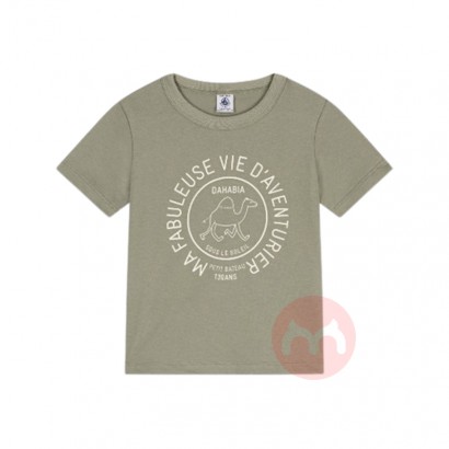 PETIT BATEAU Сͯп滭ӡ¶T ɫ Ȿԭ