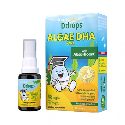 Ddrops ���ô��׿˼��ͯ����DHA��� 10.6ml ���Ȿ��ԭ��