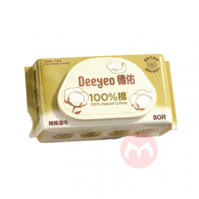 Deeyeo ����Ӥ�׶��ֿ�ʪ�����ް� 80Ƭ*3��