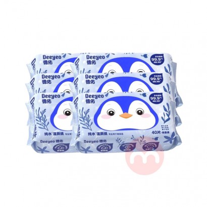 Deeyeo ������촿ˮʪ��ֽ 40Ƭ*6��