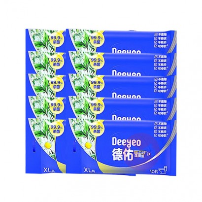 Deeyeo ��������ֲ��ʪ��ֽ������ 10Ƭ*10��