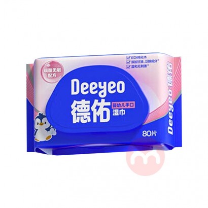 Deeyeo ����Ӥ�׶��ֿ�ʪ�� 80Ƭ