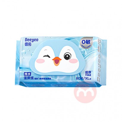 Deeyeo ���Ӵ�ˮʪ��ֽ������ 80Ƭ*6��