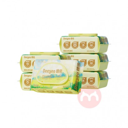 Deeyeo ����Ӥ�׶��ֿ�ʪ�����ڿ� 60Ƭ*6��