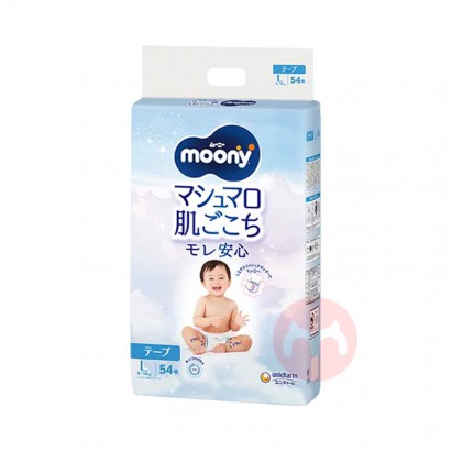 Moony �ձ����ݼѳ�͸ϵ�б���ֽ���L�� 54Ƭ 9-14kg ��...