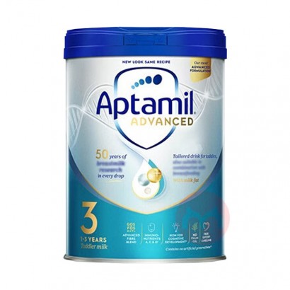 ����΢ĥ��Aptamil Ӣ���������׽��Ӥ�׶��̷�3�� 1-3�� 800g Ӣ������ԭ��