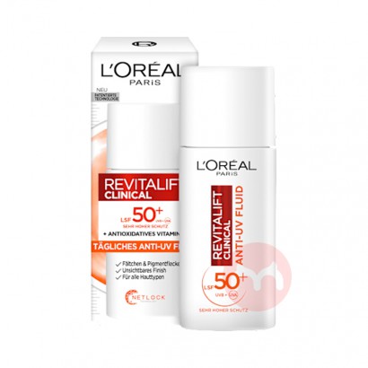 L`OREAL Paris ��������ŷ����ά����C��ɹ������ҺSPF50+ 50ml ���Ȿ��ԭ��