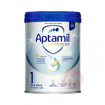 Aptamil Ӣ���������׽��Ӥ�׶��䷽�̷�1�� 0-6���� 800g ���Ȿ��ԭ��