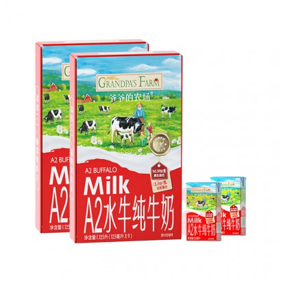 Grandpa`s Farm үү��ũ��A2ˮţ��ţ�� 125ml*9��*2��