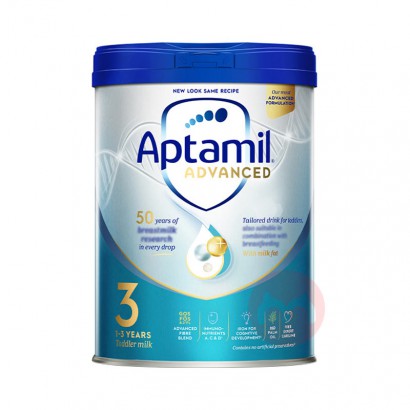 Aptamil Ӣ���������׽��Ӥ�׶��䷽�̷�3�� 1������ 800g...