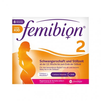 Femibion �¹�Femibion���ڼ�������Ҷ���޵��2�� 60Ƭ+60�� ���Ȿ��ԭ��