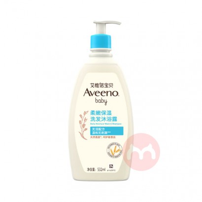 Aveeno ��Ωŵ��ͯ������ԡ¶ϴ��ˮ����һ 532ml 