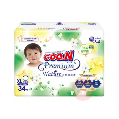 GOO.N ������ʹ��Ȼ֮��ϵ��Ӥ��ֽ���XL�� 34Ƭ 12-17kg